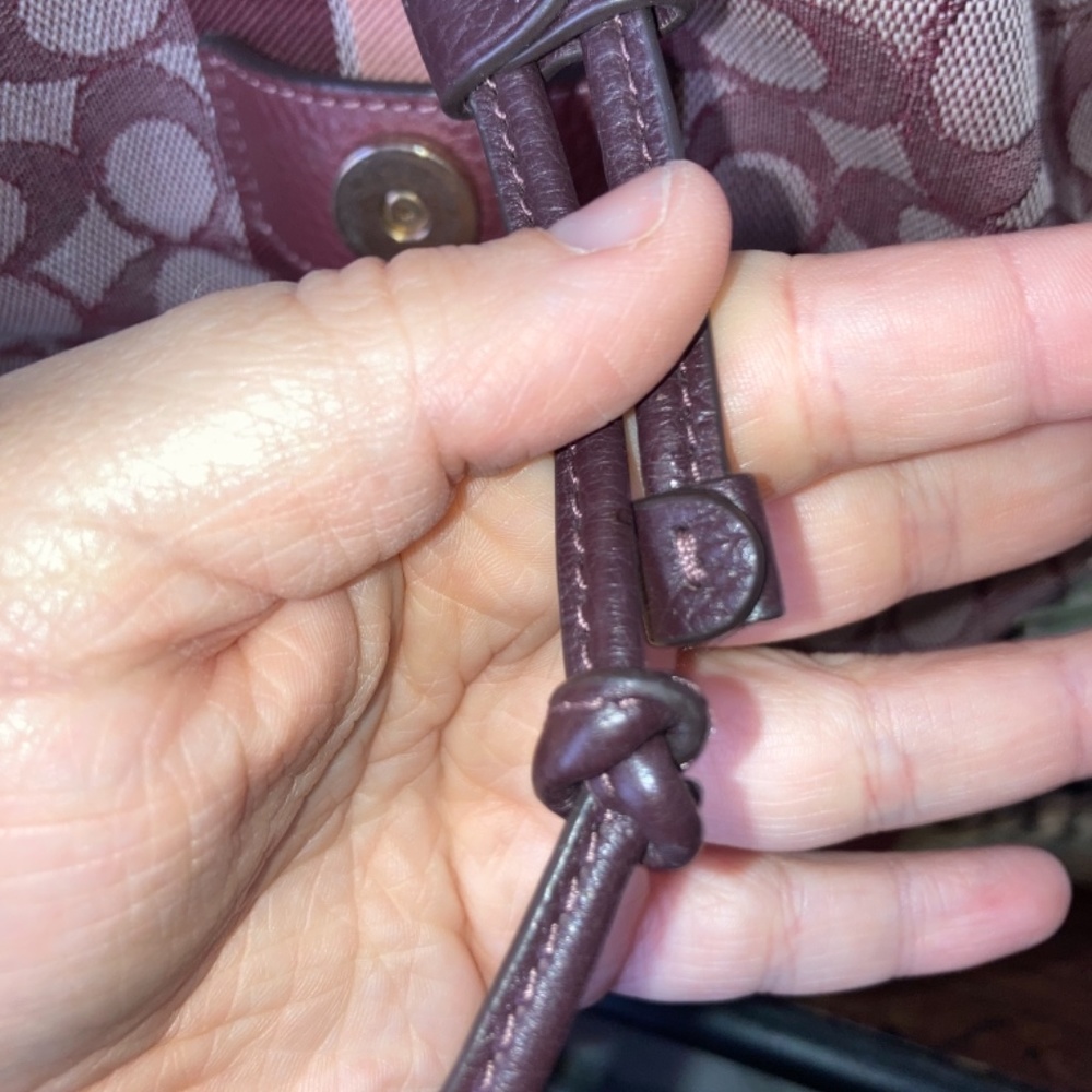 Dempsey drawstring Coach backpack purse - Picture 5 of 5